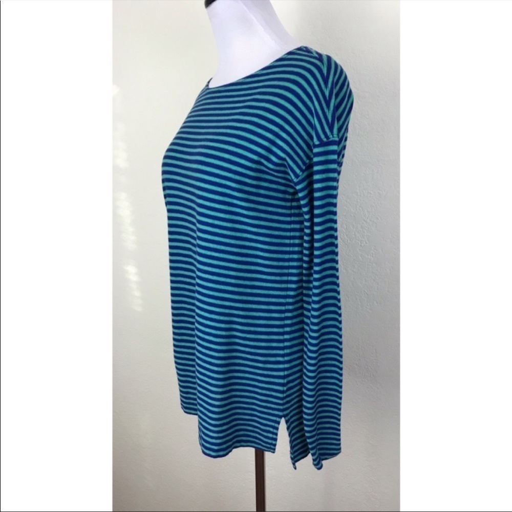 Nwt J. Crew Deck-Striped Oversize Top - Picture 3 of 8